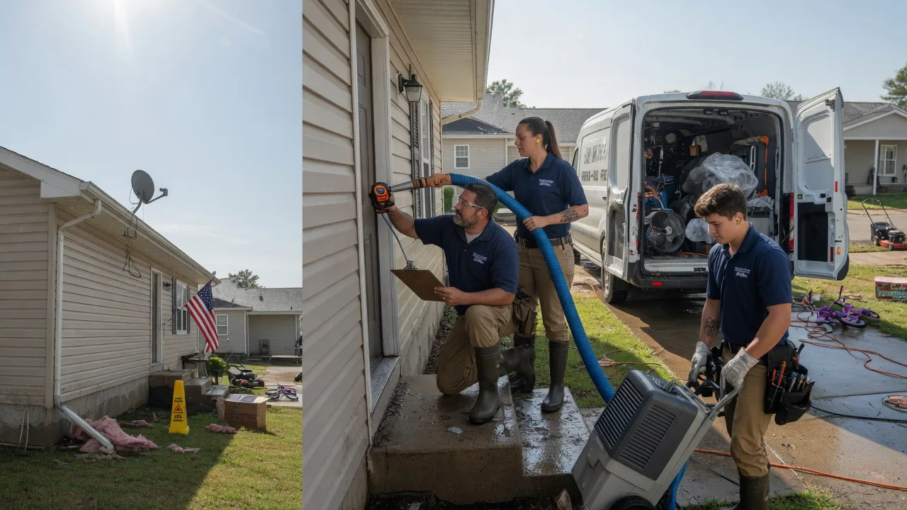 Ceiling Water Damage Restoration in Angelica, NY near me